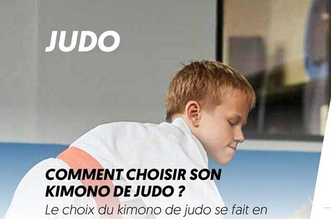 judo : comment choisir son kimono de judo?