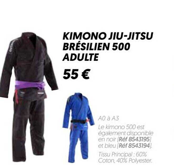 Kimono Jiu-jitsu Brésilien 500 Adulte