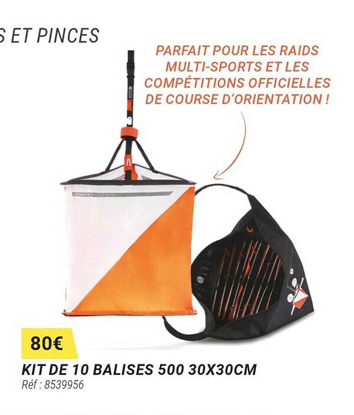 Kit De 10 Balises 500 30 X 30 Cm