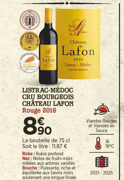 listrac-médoc cru bourgeois château lafon