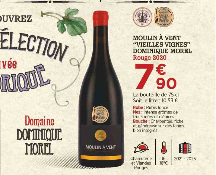 moulin à vent "vieilles vignes" dominique morel