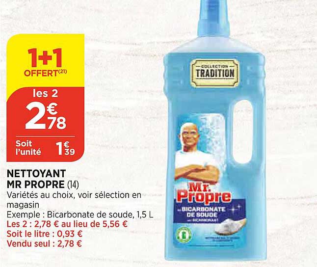 nettoyant mr propre