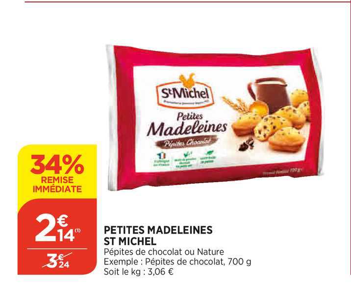 petites madeleines st michel