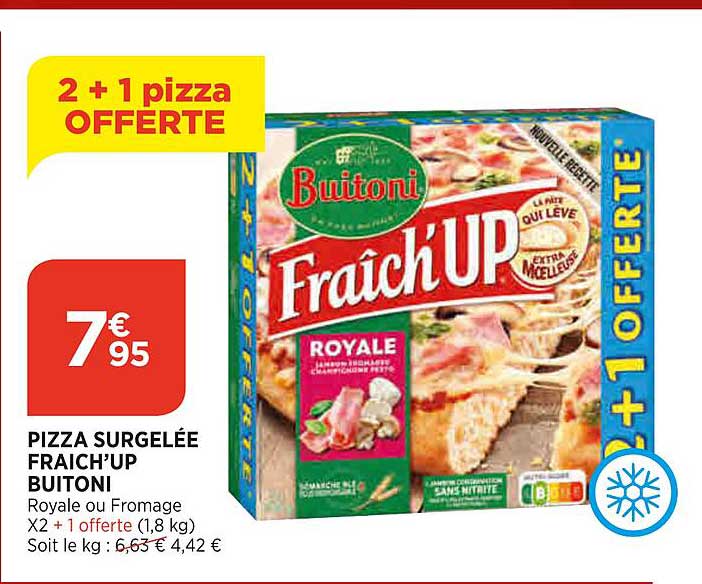 pizza surgelée fraîch'up buitoni