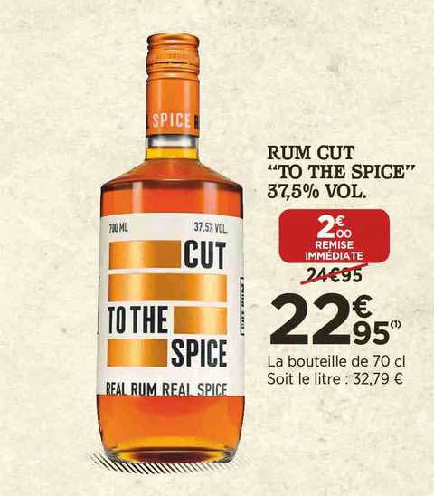 rum cut "to the spice" 37,5% vol.