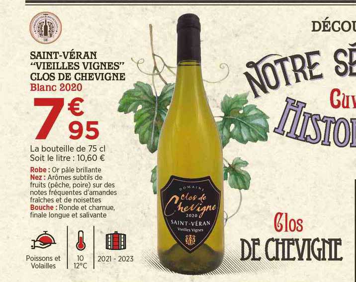saint-véran "vieilles vignes" clos de chevigne blanc 2020