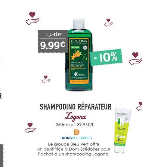 shampooing réparateur logona