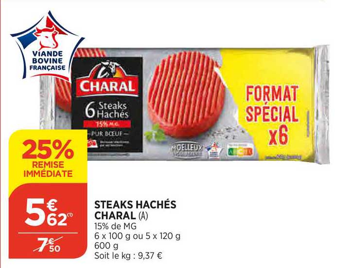 Steaks Hachés Charal
