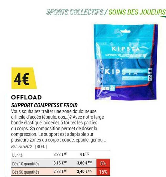Support Compresse Froid Offload