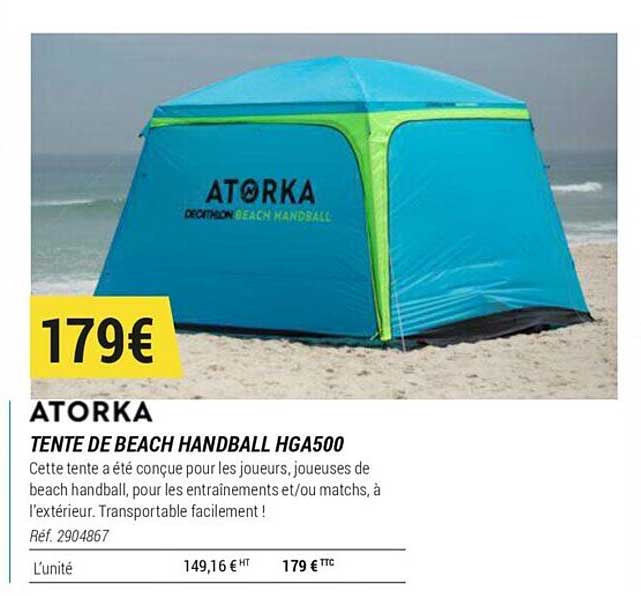 tente de beach handball hga500 atorka