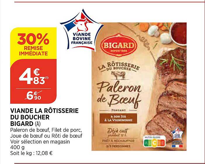 viande la rôtisserie du boucher bigard