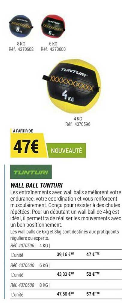 wall ball tunturi