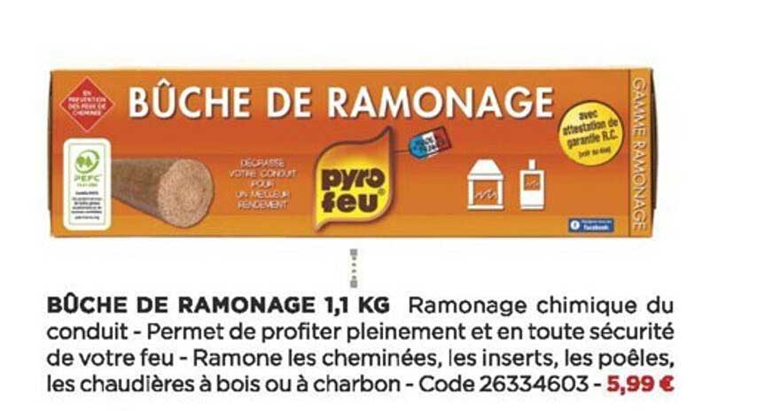 Bûche De Ramonage 1,1 Kg