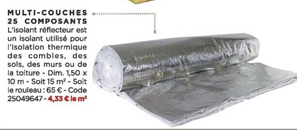 multi-couches 25 composants