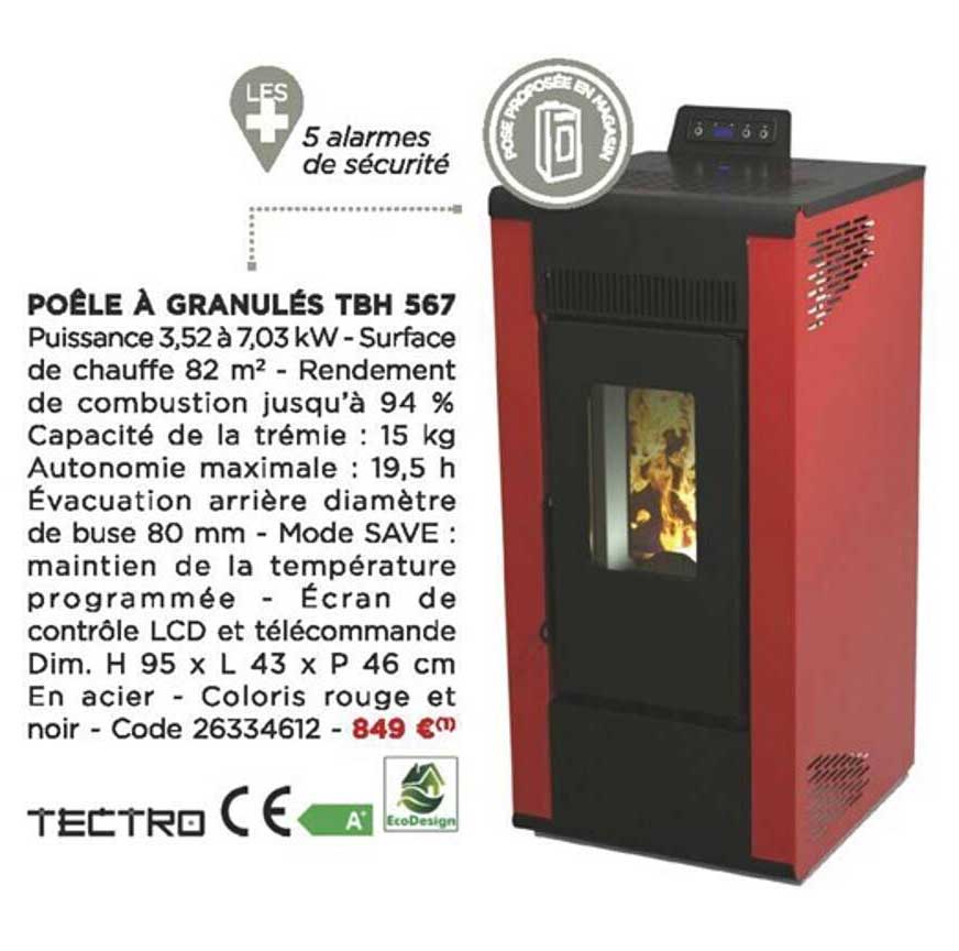 Poêle à Granulés Tbh 567
