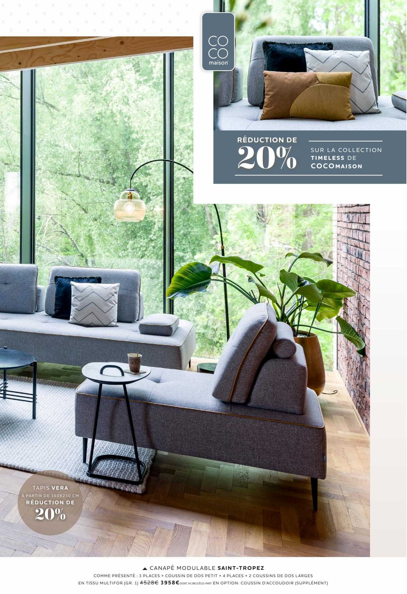 canapé modulable saint-tropez