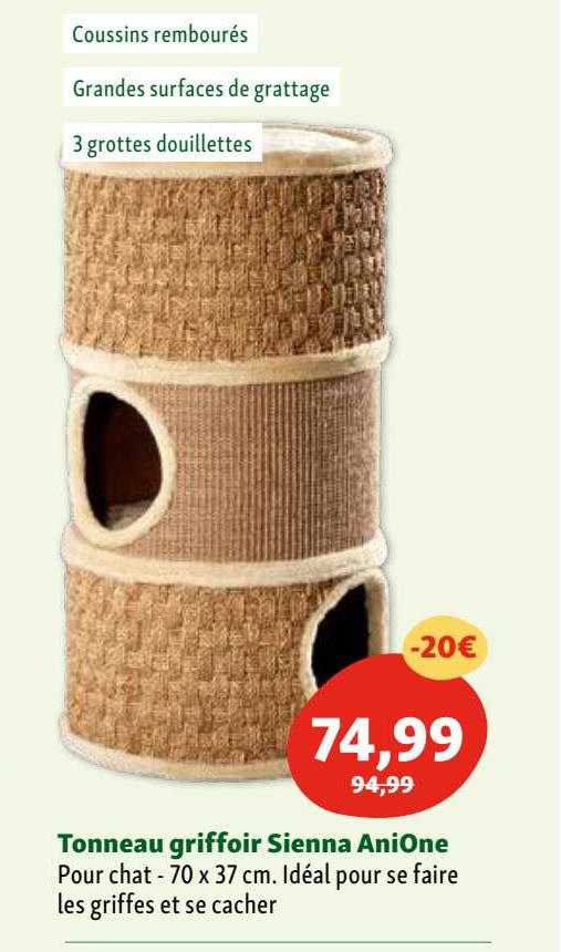 tonneau griffoir sienna aniOne