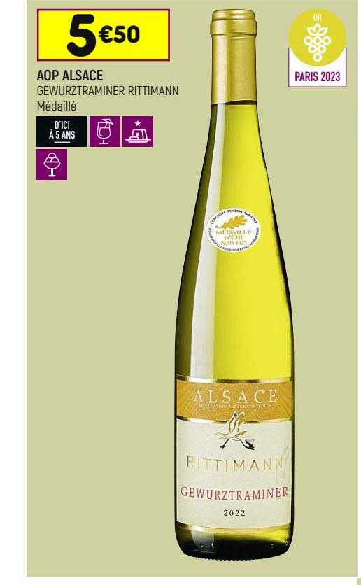 Aop Alsace Gewurztraminer Rittimann