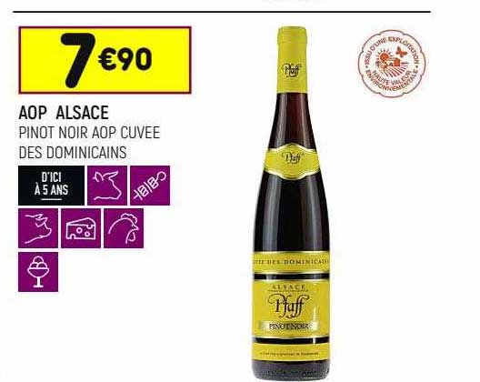 aop alsace pinot noir aop cuvée des dominicains