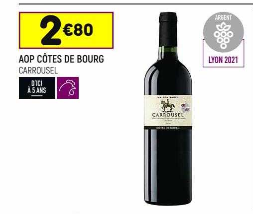 aop côtes de bourg carrousel