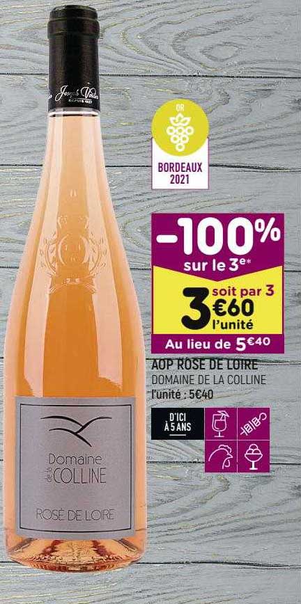 aop rose de loire domaine de la colline