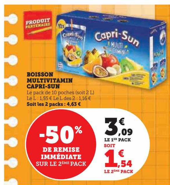 Boisson Multivitamin Capri-sun