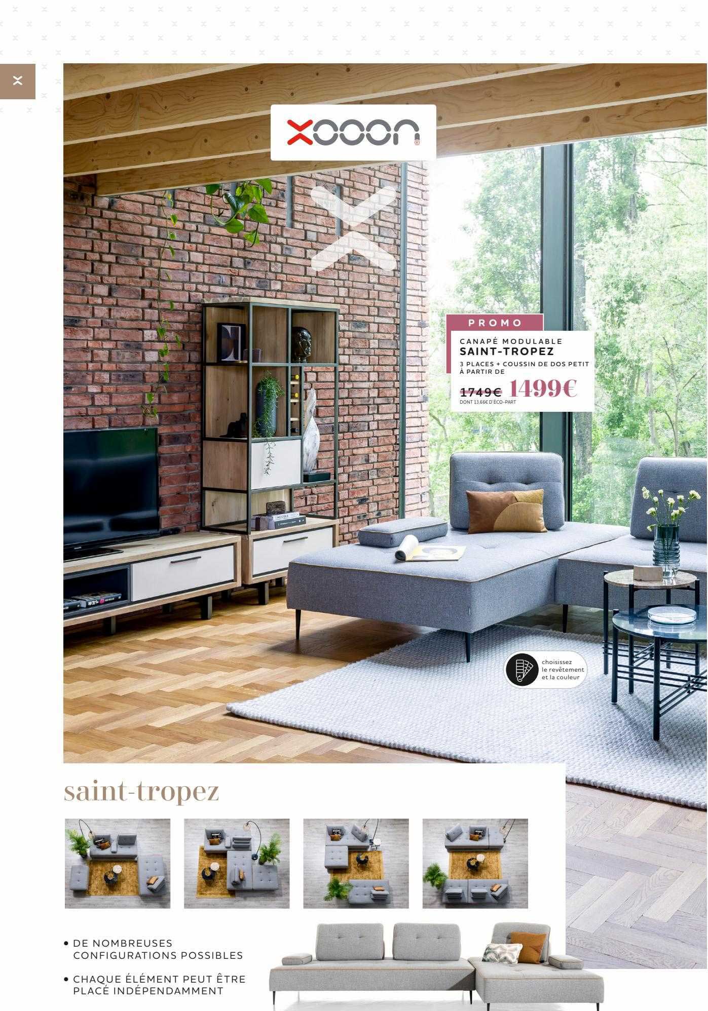 canapé modulable saint-tropez
