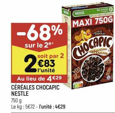 Céréales Chocapic Nestlé