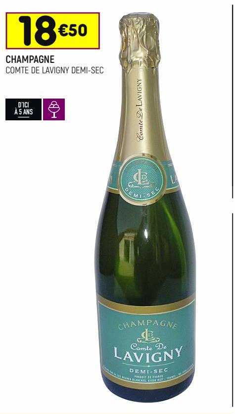 champagne comté de lavigny demi-sec