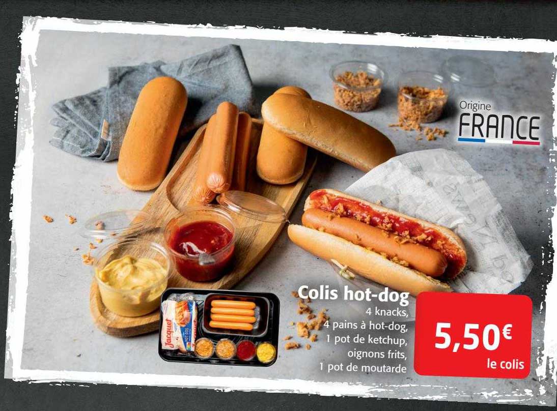 colis hot-dog