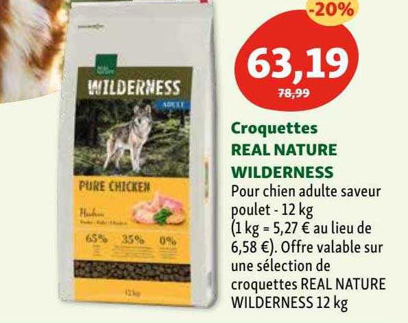 croquettes real nature wilderness