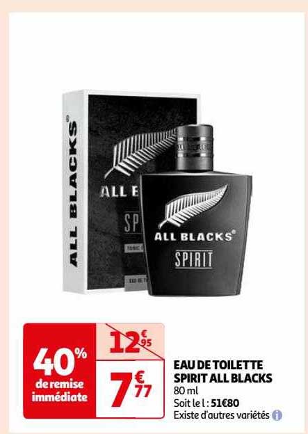 eau de toilette spirit all blacks