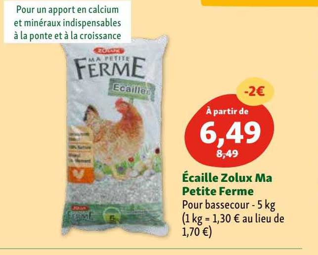 écaille zolux ma petite ferme