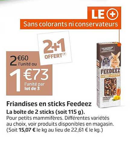 Friandises En Sticks Feedeez