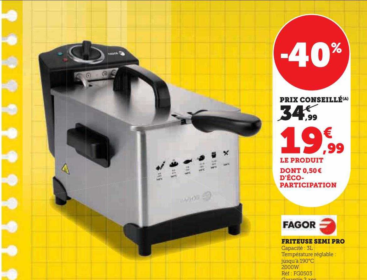 friteuse semi pro fagor