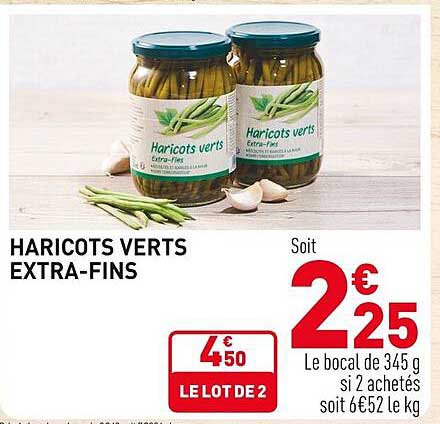 haricots verts extra-fins