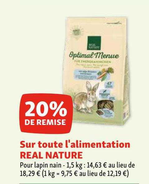 l'alimentation real nature