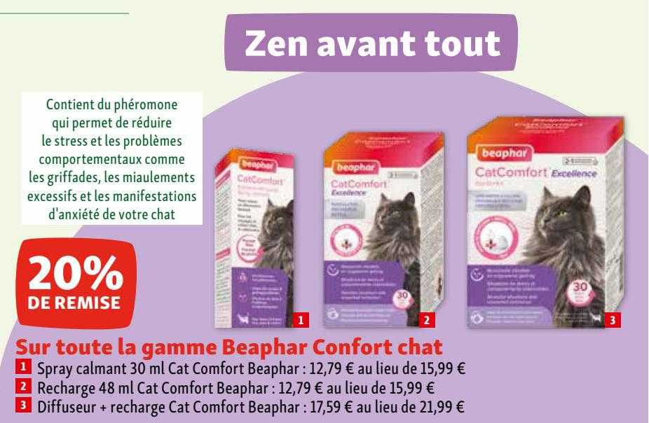 La Gamme Beaphar Confort Chat