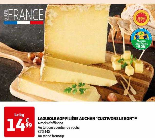 laguiole aop filière auchan "cultivons le bon"