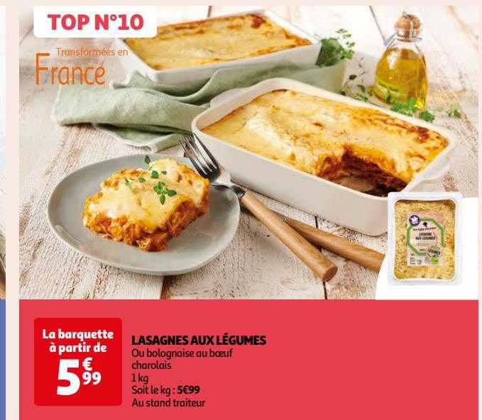 Lasagnes Aux Légumes