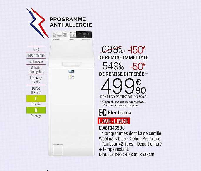 lave-linge electrolux