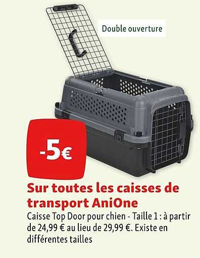 les caisses de transport aniOne