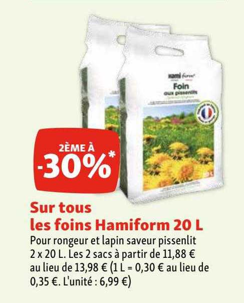 les foins hamiform 20l