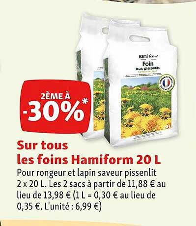 les foins hamiform 20l