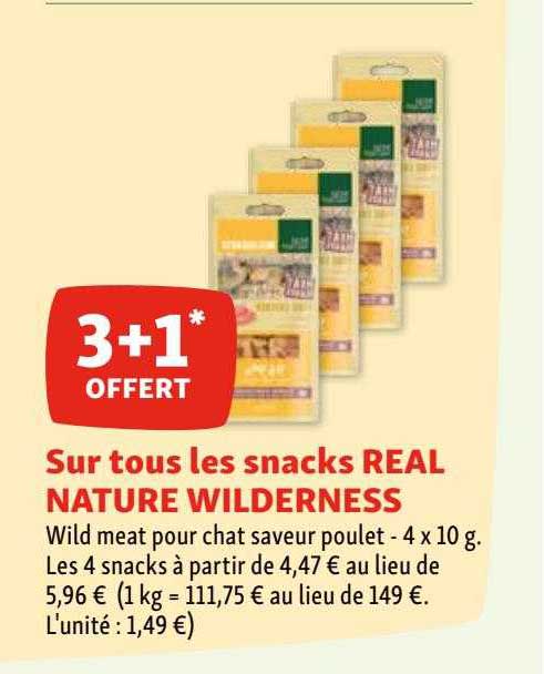 Les Snacks Real Nature Wilderness