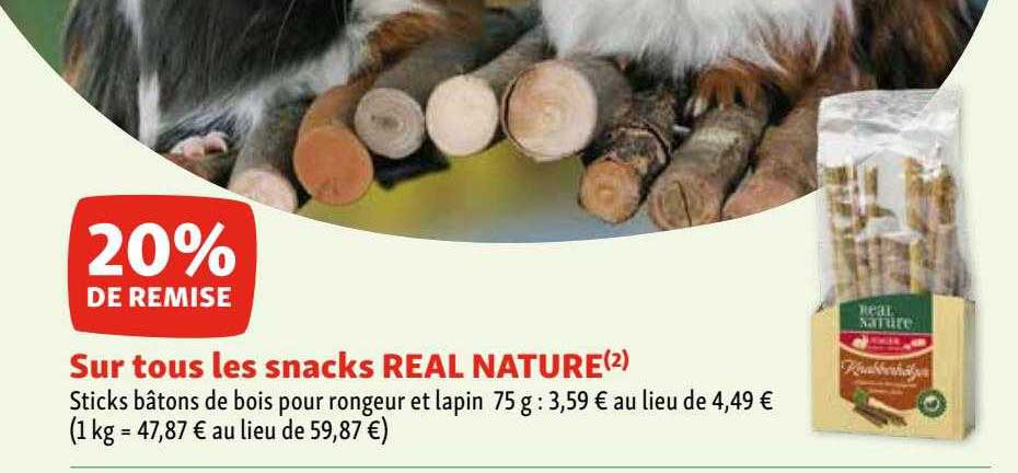les snacks real nature