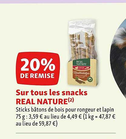 les snacks real nature