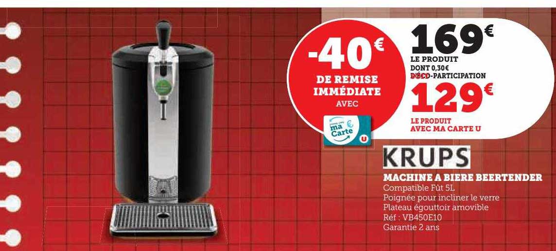 Machine à Bière Beertender Krups