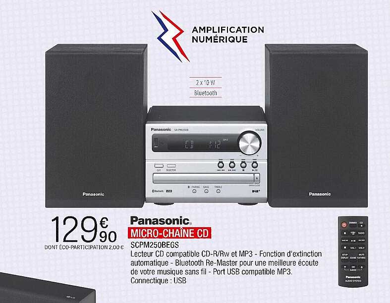 micro-chaîne cd panasonic
