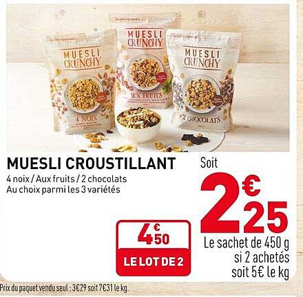 Muesli Croustillant